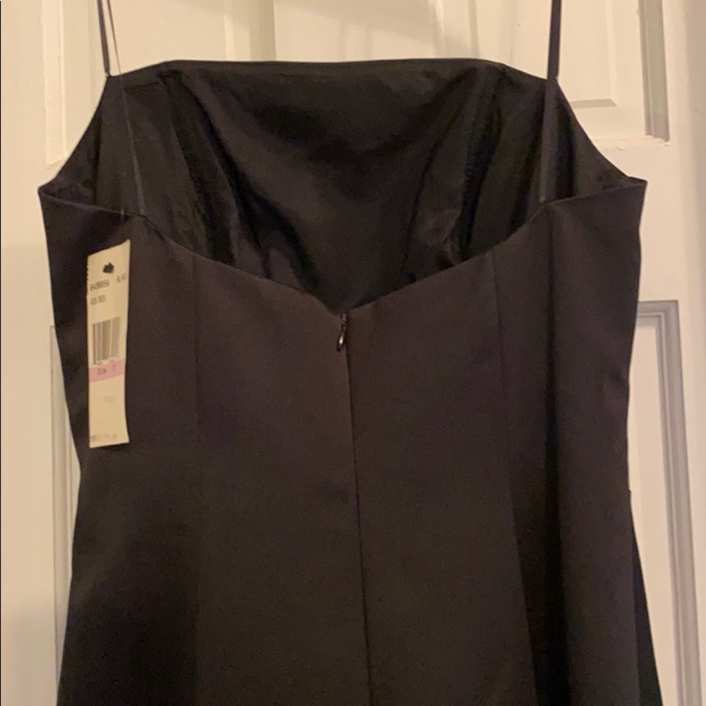 ABS Allen Schwartz Black Strapless Gown - Picture 5 of 7